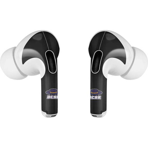 University of California-Santa Barbara UCSB Gauchos Black Apple AirPods Pro Skin