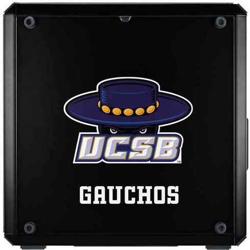 University of California-Santa Barbara UCSB Gauchos Black Cooler Master MasterBox Q300L Mini Tower Skin