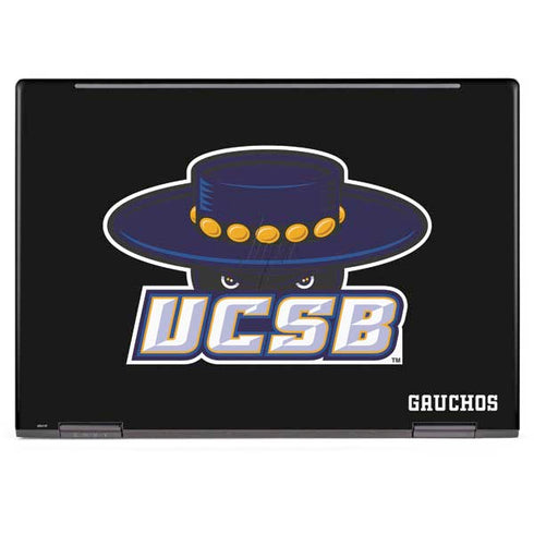 University of California-Santa Barbara UCSB Gauchos Black HP Envy Skin