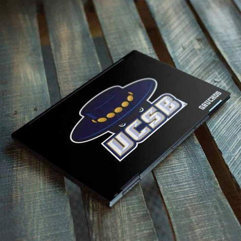 University of California-Santa Barbara UCSB Gauchos Black HP Envy Skin