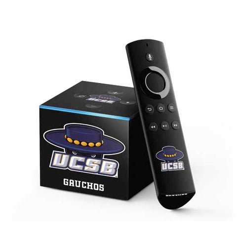 University of California-Santa Barbara UCSB Gauchos Black Fire TV Cube Skin