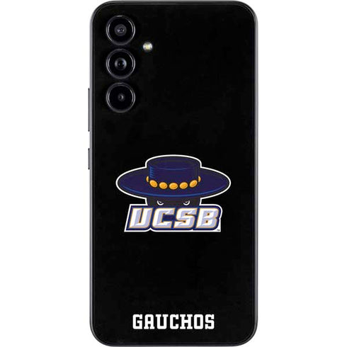 University of California-Santa Barbara UCSB Gauchos Black Galaxy A54 5G Skin