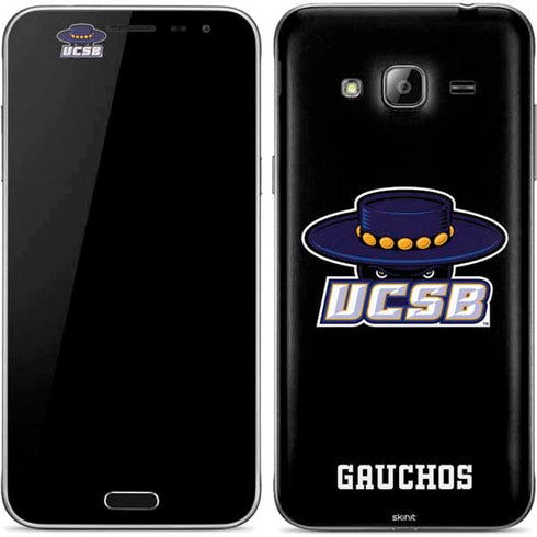University of California-Santa Barbara UCSB Gauchos Black Galaxy J3 Skin