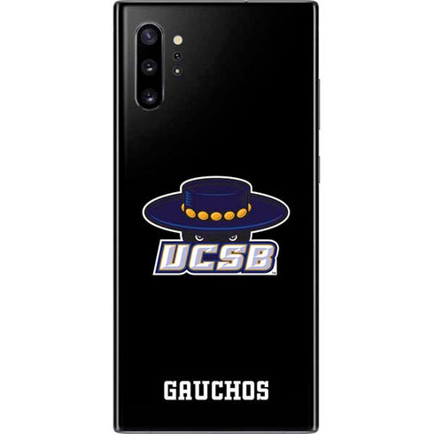 University of California-Santa Barbara UCSB Gauchos Black Galaxy Note 10 Plus Skin