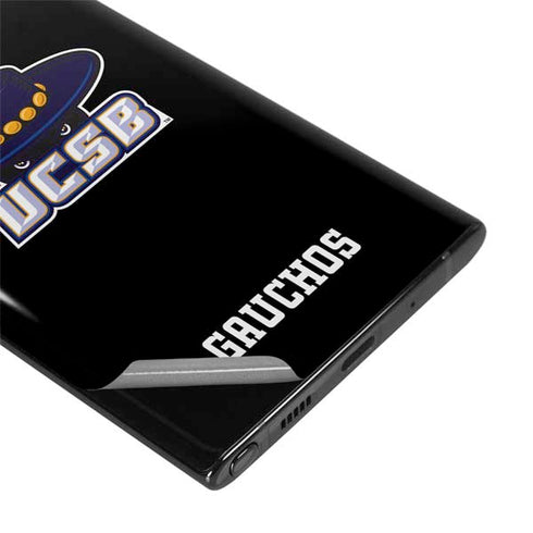 University of California-Santa Barbara UCSB Gauchos Black Galaxy Note 10 Plus Skin