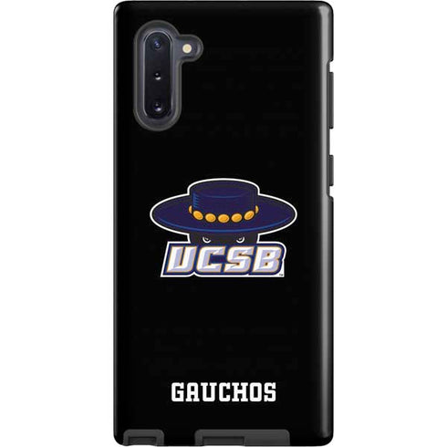 University of California-Santa Barbara UCSB Gauchos Black Galaxy Note 10 Pro Case