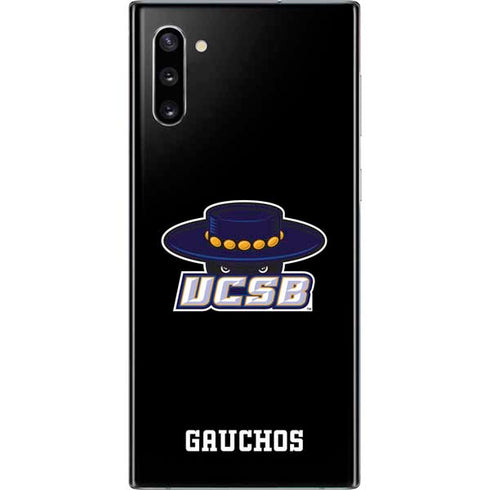 University of California-Santa Barbara UCSB Gauchos Black Galaxy Note 10 Skin