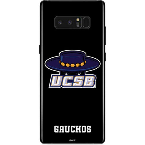 University of California-Santa Barbara UCSB Gauchos Black Galaxy Note 8 Skin