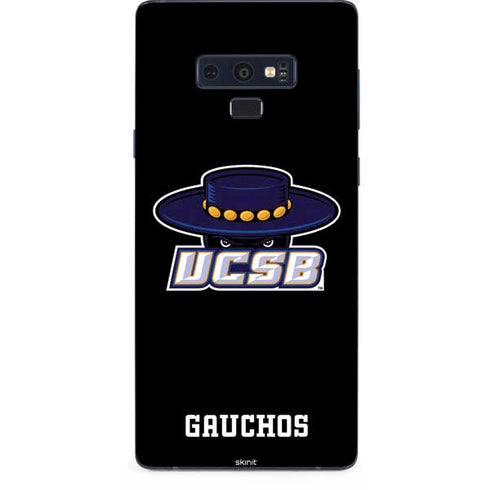 University of California-Santa Barbara UCSB Gauchos Black Galaxy Note 9 Skin