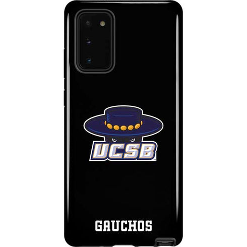University of California-Santa Barbara UCSB Gauchos Black Galaxy Note20 5G Pro Case