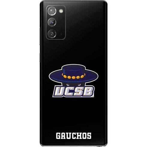 University of California-Santa Barbara UCSB Gauchos Black Galaxy Note20 5G Skin