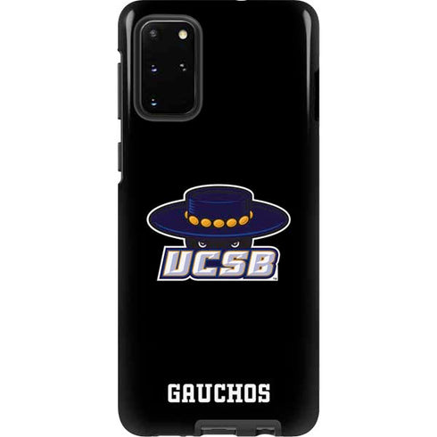University of California-Santa Barbara UCSB Gauchos Black Galaxy S20 Plus Pro Case