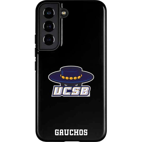 University of California-Santa Barbara UCSB Gauchos Black Galaxy S22 Pro Case