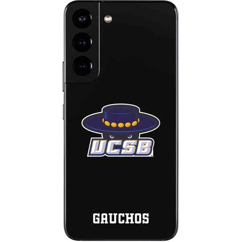 University of California-Santa Barbara UCSB Gauchos Black Galaxy S22 Skin
