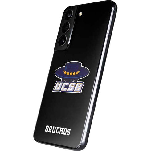 University of California-Santa Barbara UCSB Gauchos Black Galaxy S22 Skin
