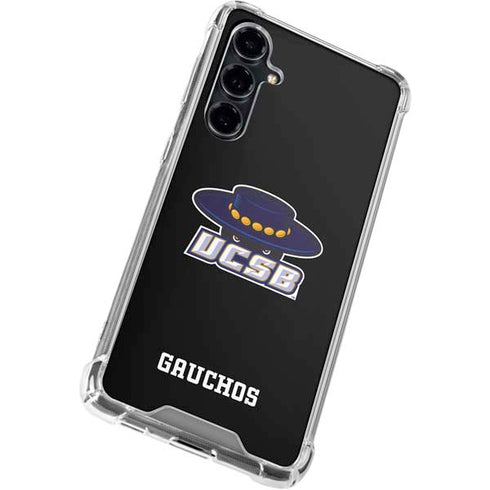University of California-Santa Barbara UCSB Gauchos Black Galaxy S23 FE Clear Case