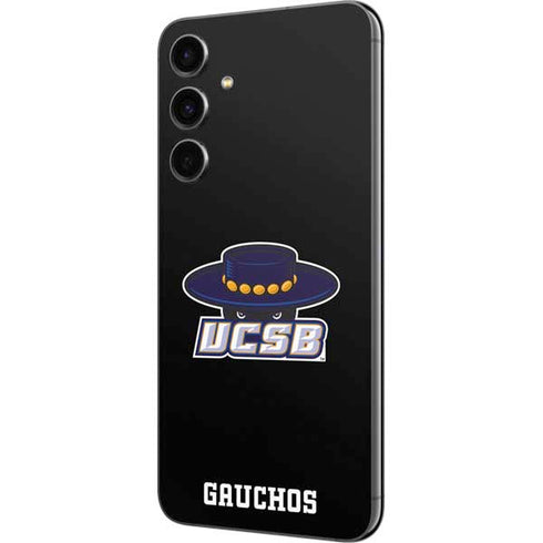 University of California-Santa Barbara UCSB Gauchos Black Galaxy S23 FE Skin