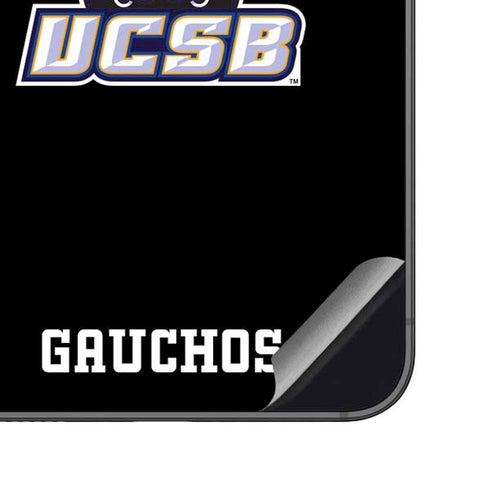 University of California-Santa Barbara UCSB Gauchos Black Galaxy S23 FE Skin