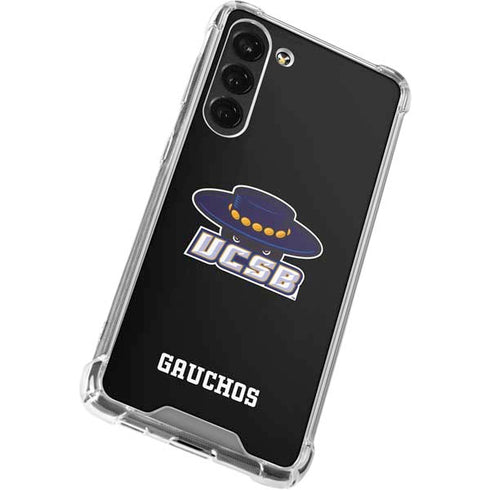 University of California-Santa Barbara UCSB Gauchos Black Galaxy S23 Plus Clear Case
