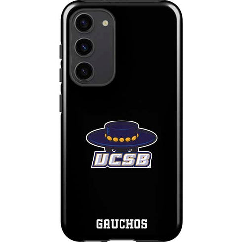 University of California-Santa Barbara UCSB Gauchos Black Galaxy S23 Plus Pro Case