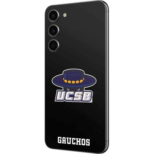 University of California-Santa Barbara UCSB Gauchos Black Galaxy S23 Plus Skin