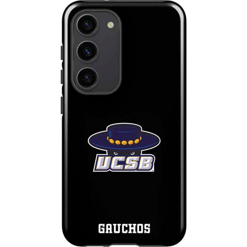 University of California-Santa Barbara UCSB Gauchos Black Galaxy S23 Pro Case