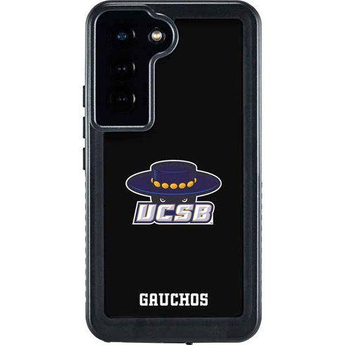 University of California-Santa Barbara UCSB Gauchos Black Galaxy S23 Waterproof Case
