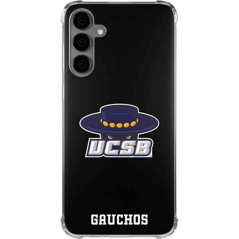 University of California-Santa Barbara UCSB Gauchos Black Galaxy S24 Plus Clear Case