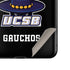 University of California-Santa Barbara UCSB Gauchos Black Galaxy Z Flip Skin