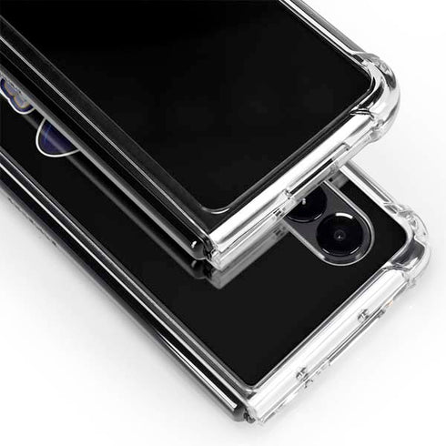 University of California-Santa Barbara UCSB Gauchos Black Galaxy Z Fold4 5G Clear Case