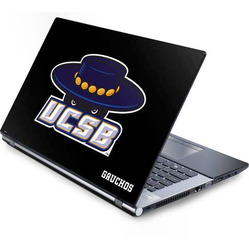 University of California-Santa Barbara UCSB Gauchos Black Generic Laptop Skin