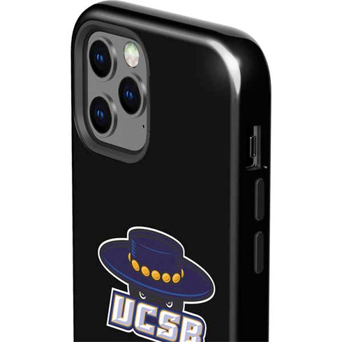University of California-Santa Barbara UCSB Gauchos Black iPhone 12 Pro Impact Case