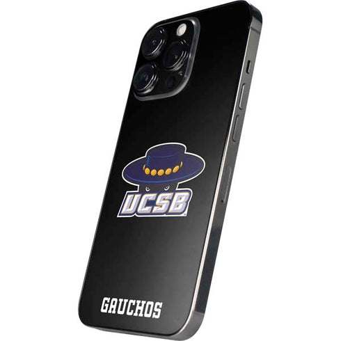 University of California-Santa Barbara UCSB Gauchos Black iPhone 13 Pro Max Skin