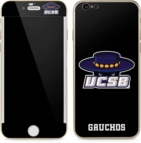 University of California-Santa Barbara UCSB Gauchos Black iPhone 6/6s Skin