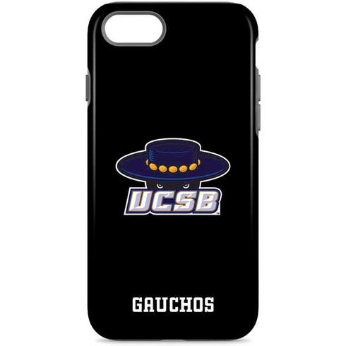 University of California-Santa Barbara UCSB Gauchos Black iPhone 8 Pro Case