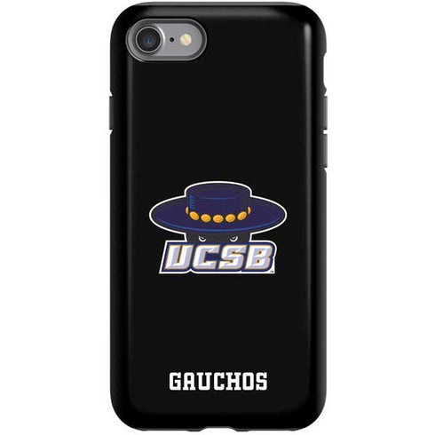 University of California-Santa Barbara UCSB Gauchos Black iPhone SE (2nd & 3rd Gen) Pro Case
