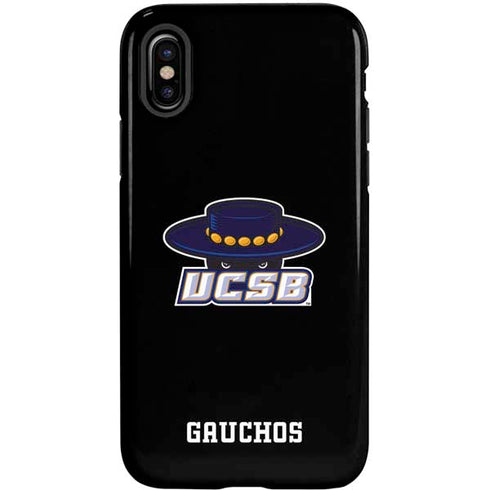 University of California-Santa Barbara UCSB Gauchos Black iPhone X Pro Case
