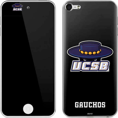 University of California-Santa Barbara UCSB Gauchos Black Apple iPod Skin