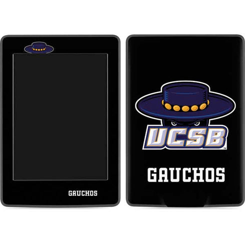 University of California-Santa Barbara UCSB Gauchos Black Amazon Kindle Skin