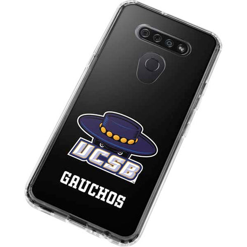 University of California-Santa Barbara UCSB Gauchos Black LG K51/Q51 Clear Case