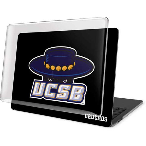 University of California-Santa Barbara UCSB Gauchos Black MacBook Pro 16in (2019-20) Case plus Skin