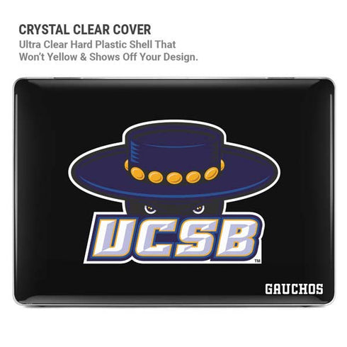 University of California-Santa Barbara UCSB Gauchos Black MacBook Pro 16in (2021-25) Case plus Skin