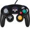 University of California-Santa Barbara UCSB Gauchos Black Nintendo GameCube Controller Skin