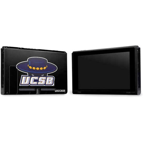 University of California-Santa Barbara UCSB Gauchos Black Nintendo Switch Bundle Skin