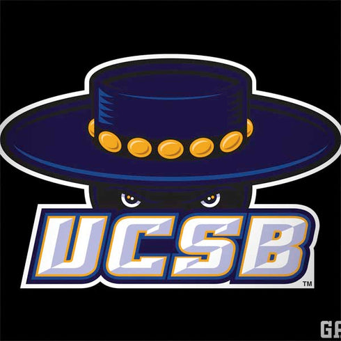 University of California-Santa Barbara UCSB Gauchos Black Notebook 9 Pro 13in (2017) Skin