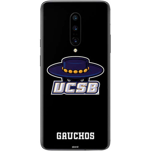 University of California-Santa Barbara UCSB Gauchos Black OnePlus 7 Pro Skin