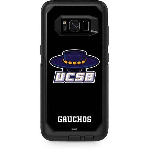 University of California-Santa Barbara UCSB Gauchos Black Otterbox Commuter Galaxy Skin