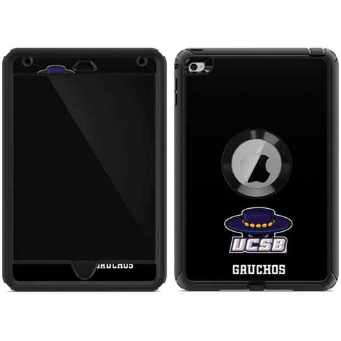 University of California-Santa Barbara UCSB Gauchos Black Otterbox Defender iPad Skin