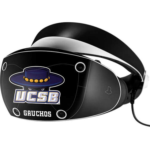 University of California-Santa Barbara UCSB Gauchos Black PlayStation VR2 Skin