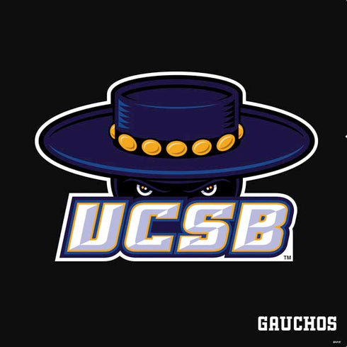 University of California-Santa Barbara UCSB Gauchos Black PS4 Slim Skin
